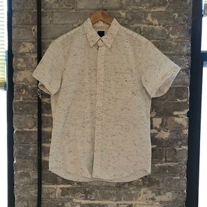 J.Crew Heathered Short Sleeve Button Up